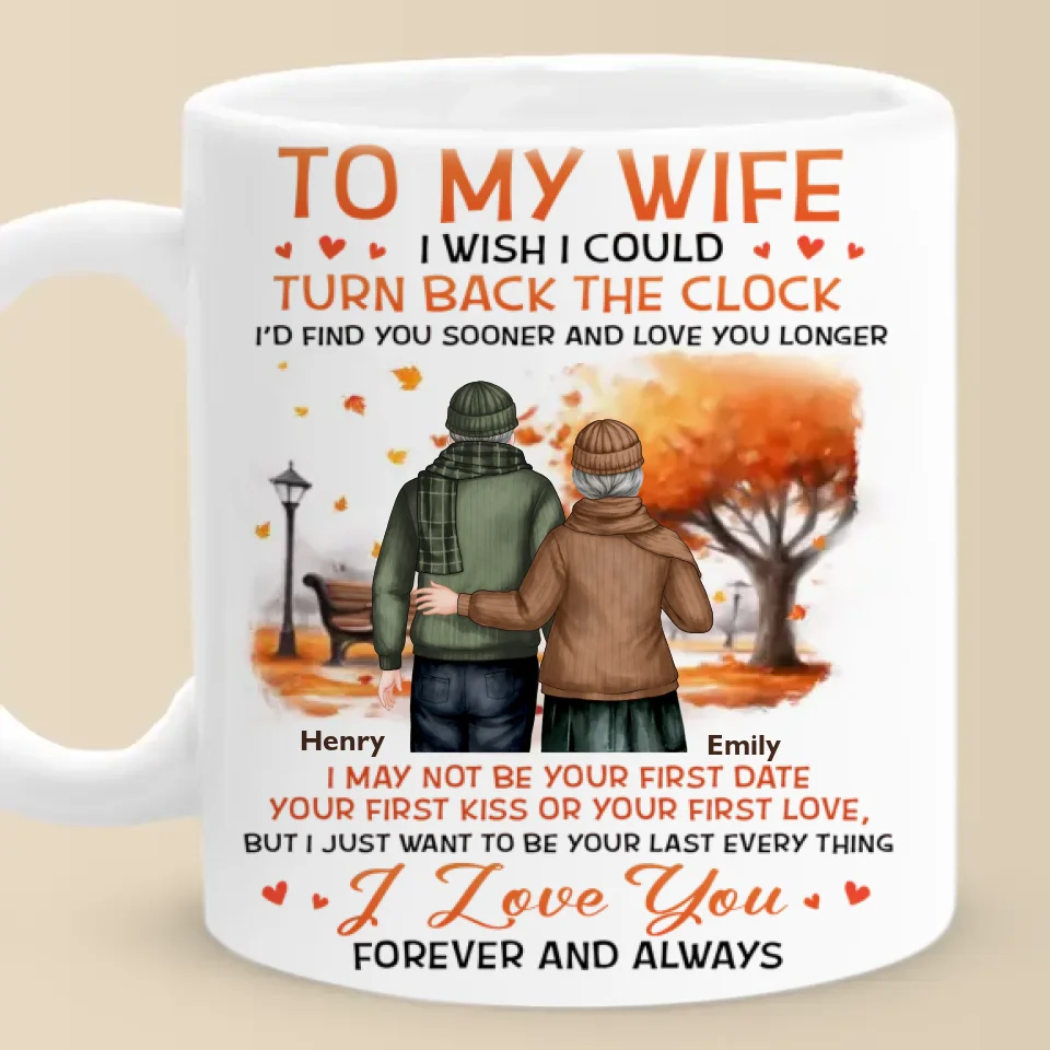 Our Love Story Is My Favorite Chapter - Couple Personalized Custom Mug - Gift For Husband Wife, Anniversary - Image 2