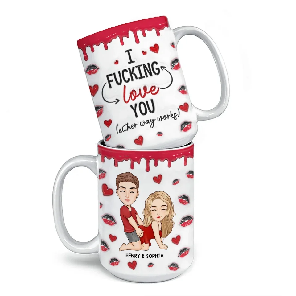Our Love Will Always Be Timeless - Couple Personalized Custom 3D Inflated Effect Printed Mug - Christmas Gift For Husband Wife, Anniversary - Image 4