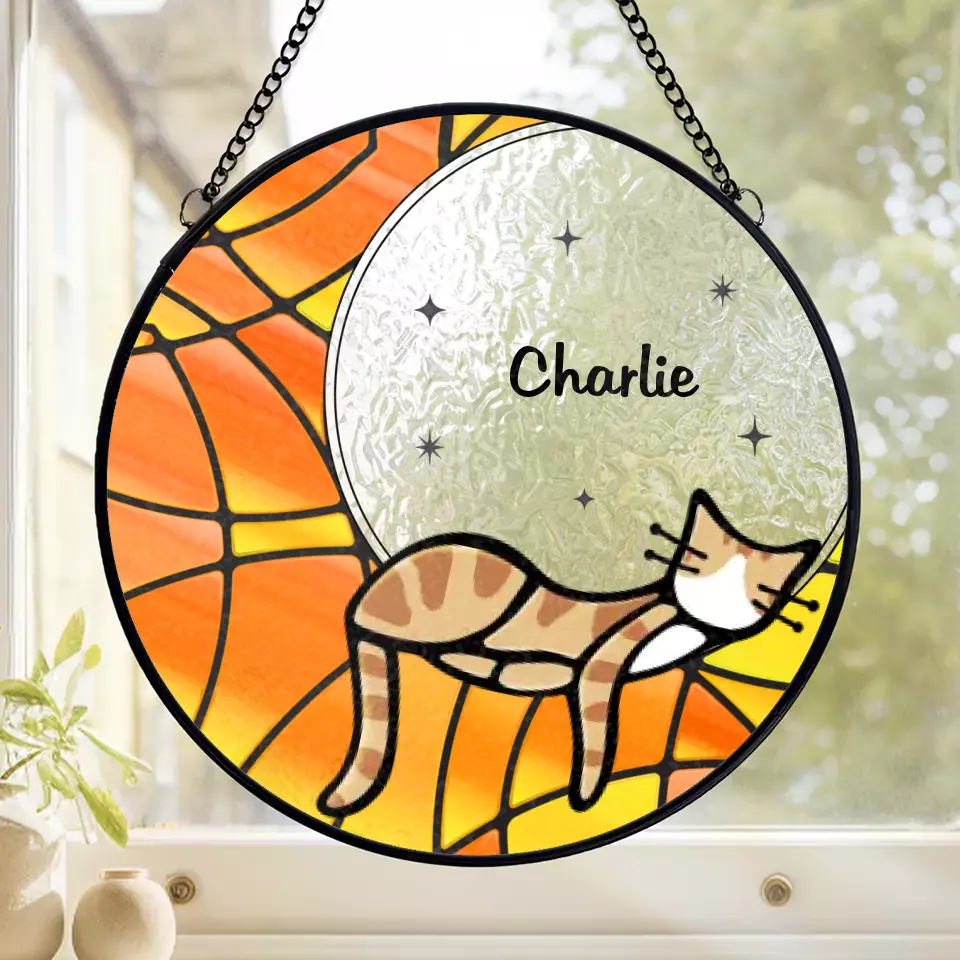 Our Memories Are Countless - Memorial Personalized Custom Stained Glass Window Hanging Suncatcher - Sympathy Gift For Pet Owners, Pet Lovers - Image 2