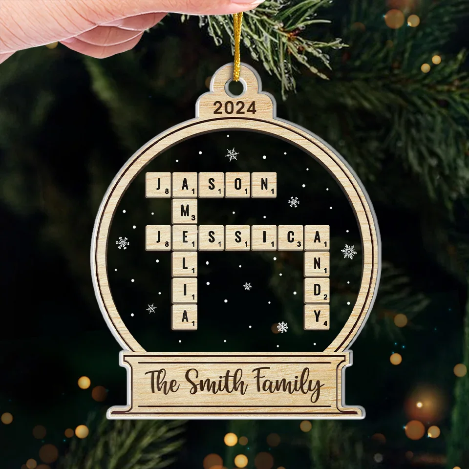 Our Sibling Bond Is The Greatest Gift Of All - Family Personalized Custom Ornament - Acrylic Custom Shaped - Christmas Gift For Family Members - Image 4