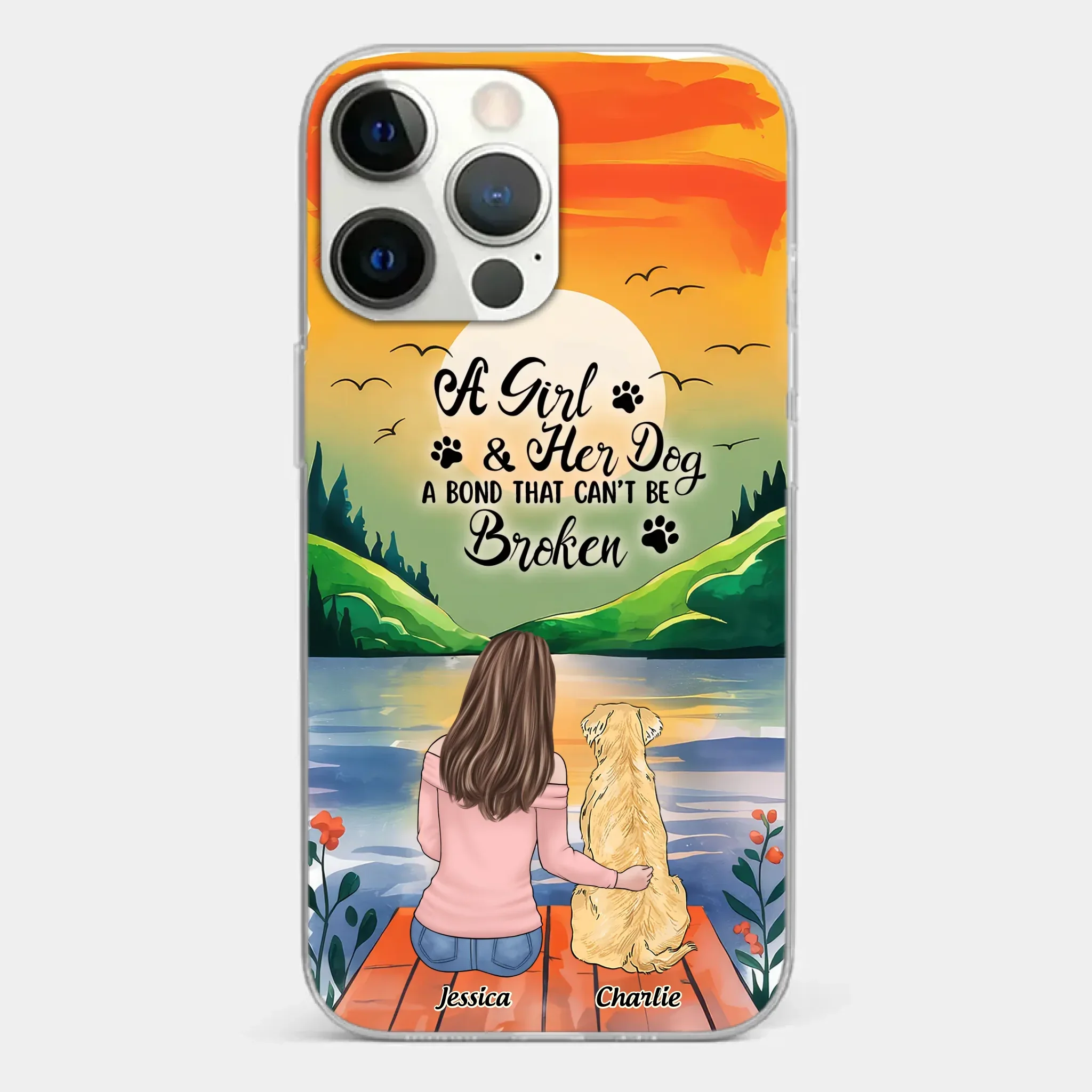 Paw-some Love - Dog Personalized Custom Clear Phone Case - Gift For Pet Owners, Pet Lovers - Image 20