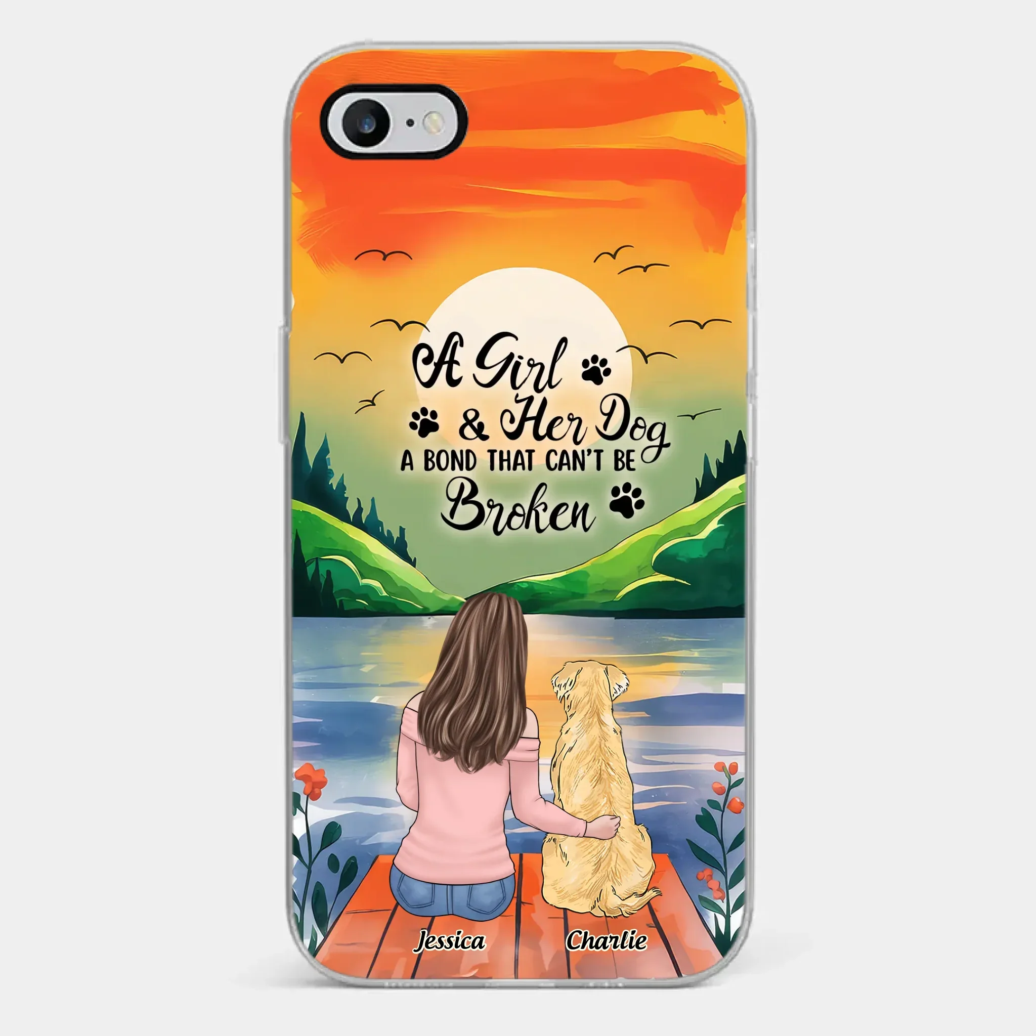 Paw-some Love - Dog Personalized Custom Clear Phone Case - Gift For Pet Owners, Pet Lovers - Image 23
