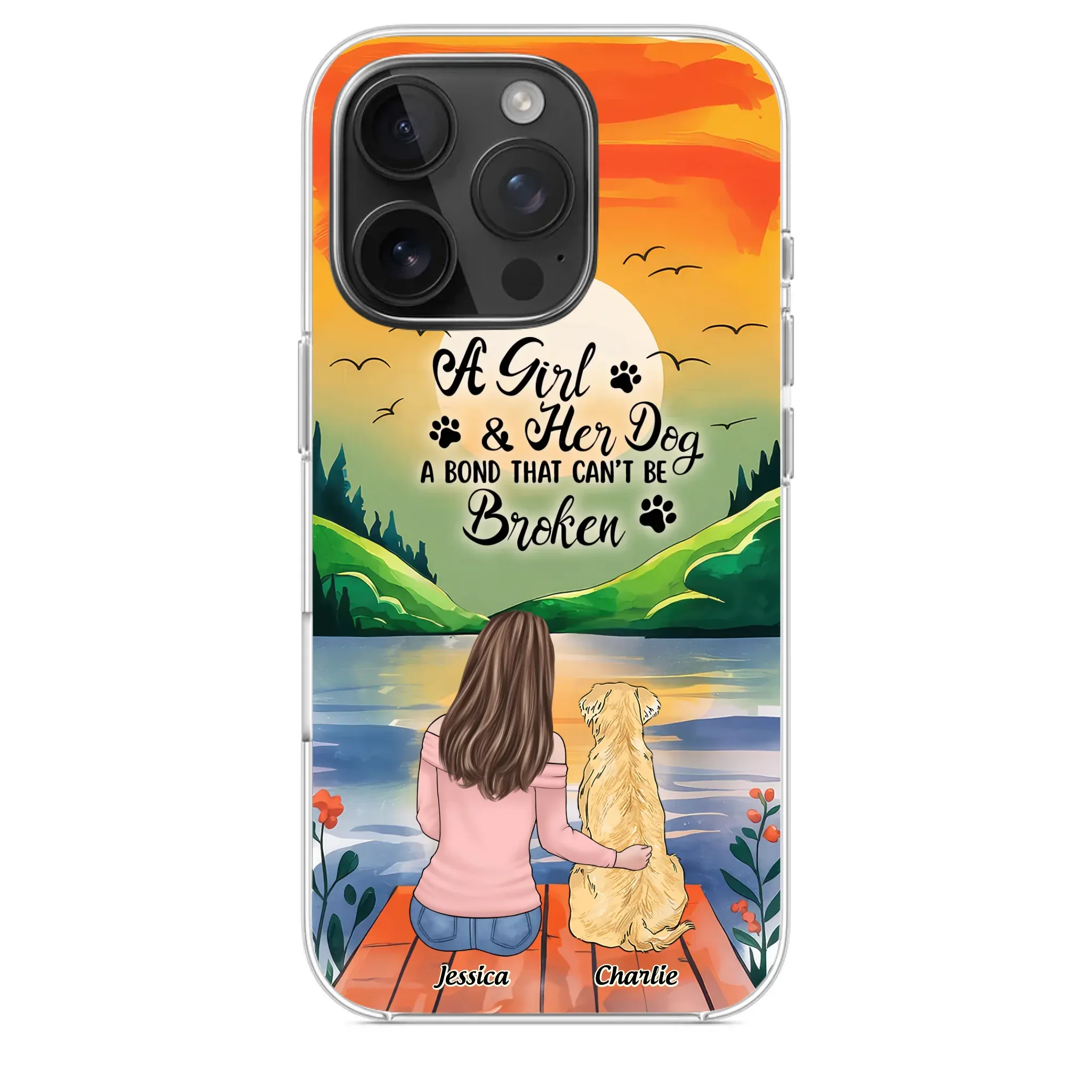 Paw-some Love - Dog Personalized Custom Clear Phone Case - Gift For Pet Owners, Pet Lovers - Image 30