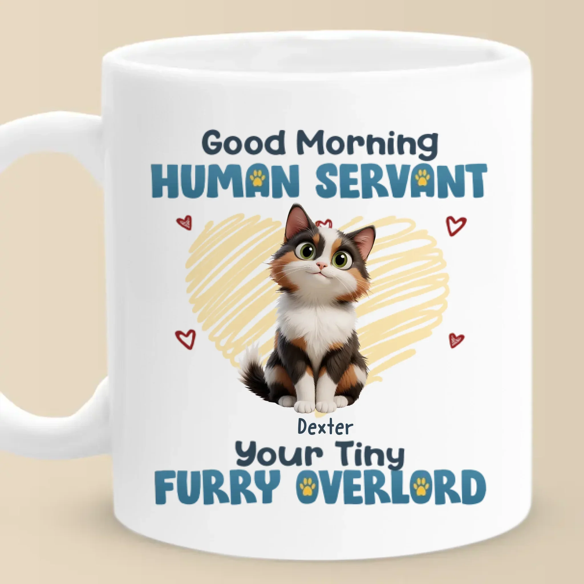 Paws And Reflect - Cat Personalized Custom Mug - Gift For Pet Owners, Pet Lovers - Image 2