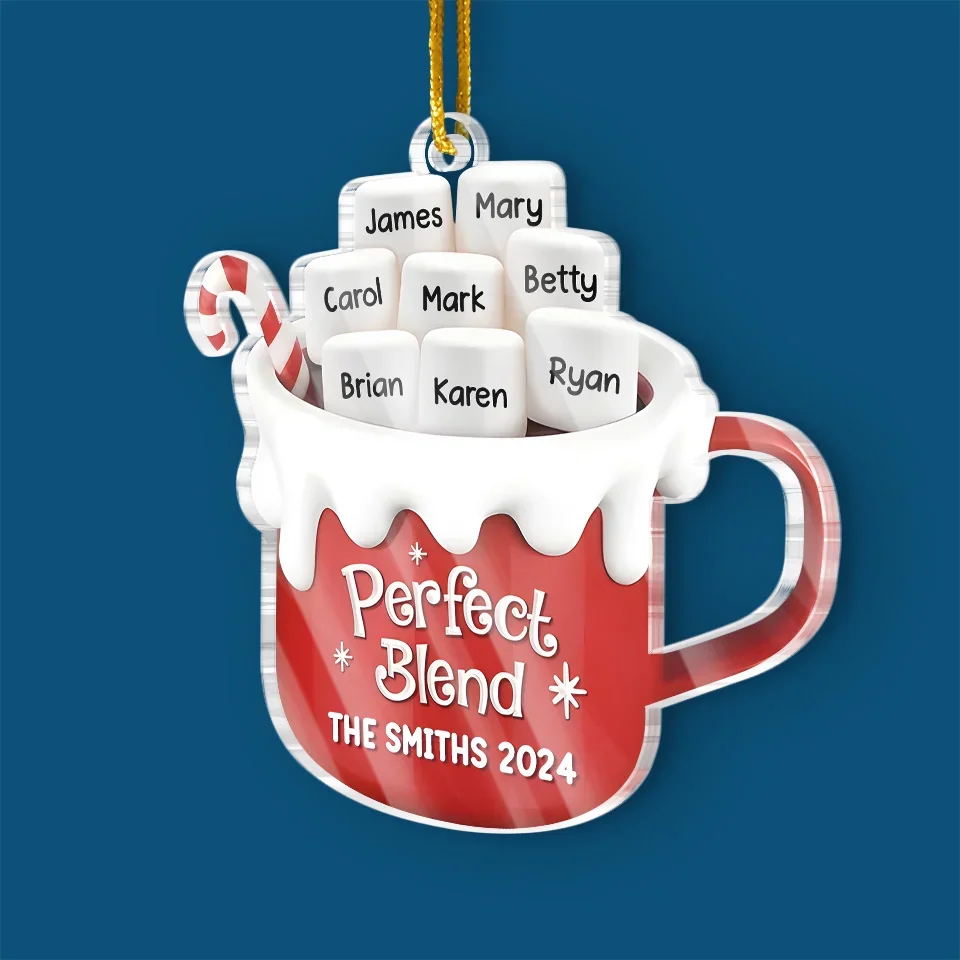 Perfect Blend - Family Personalized Custom Ornament - Acrylic Custom Shaped - New Arrival, Christmas Gift For Family Members AMZ - Image 3