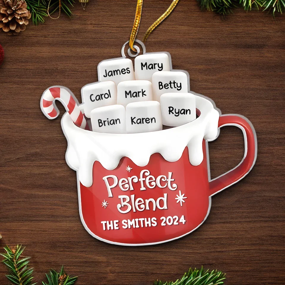 Perfect Blend - Family Personalized Custom Ornament - Acrylic Custom Shaped - New Arrival, Christmas Gift For Family Members AMZ - Image 5