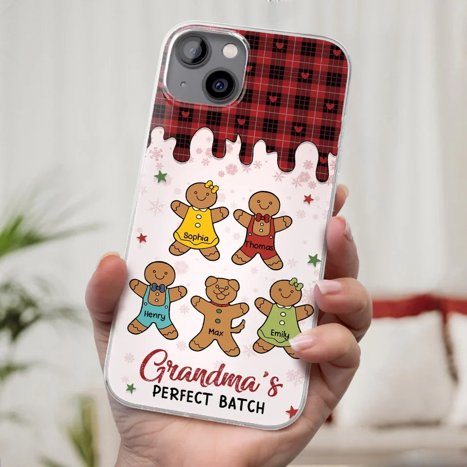 Personalize Her Phone With Memories That Make Her Smile - Family Personalized Custom Clear Phone Case - Christmas Gift For Grandma - Image 29