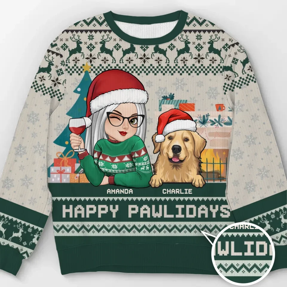 Pets Are Bundles Of Love Wrapped In Fur - Dog & Cat Personalized Custom Ugly Sweatshirt - Unisex Wool Jumper - Christmas Gift For Pet Owners, Pet Lovers - Image 2