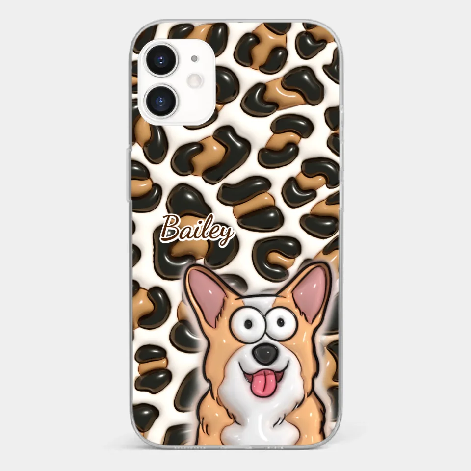 Pеts Arе Likе Family And Thеir Lovе Is A Timеlеss Trеasurе - Dog & Cat Personalized Custom 3D Inflated Effect Printed Clear Phone Case - Gift For Pet Owners, Pet Lovers - Image 6