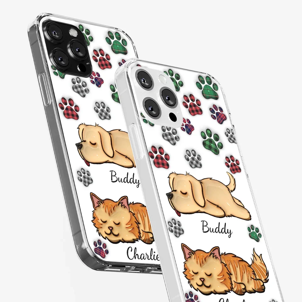 Pets Are Not Just Animals, They Are Family - Dog & Cat Personalized Custom 3D Inflated Effect Printed Clear Phone Case - Gift For Pet Owners, Pet Lovers - Image 34