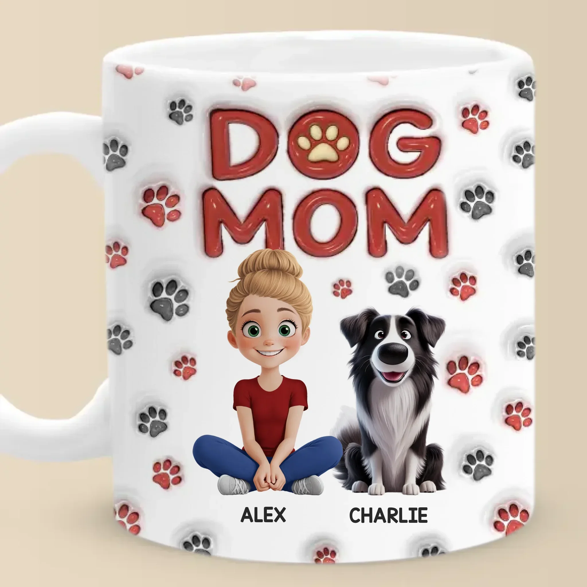 Pets Are The Sunshine On A Cloudy Day - Dog & Cat Personalized Custom 3D Inflated Effect Printed Mug - Gift For Pet Owners, Pet Lovers - Image 2