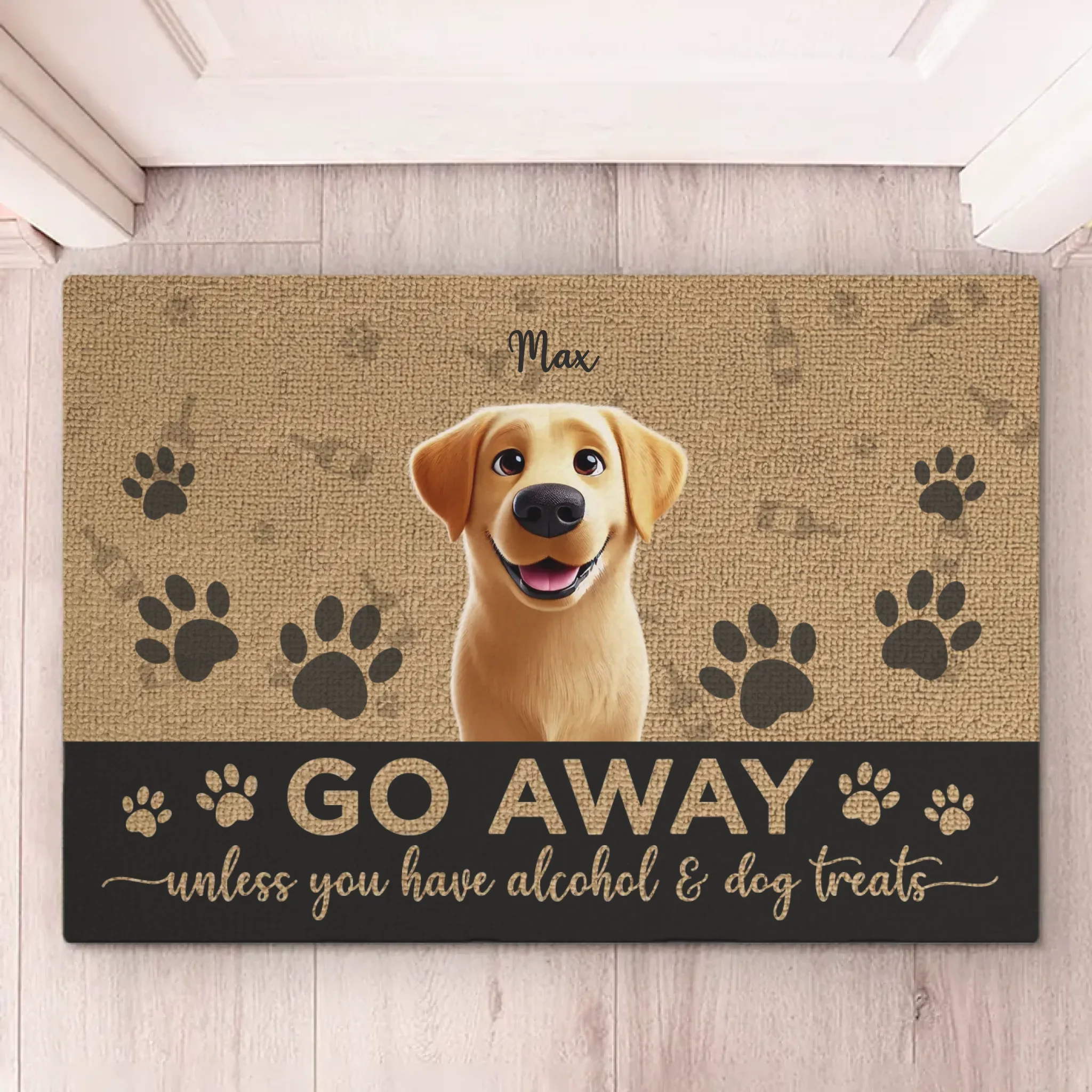Pets Fill Our Hearts - Dog & Cat Personalized Custom Home Decor Decorative Mat - House Warming Gift For Pet Owners, Pet Lovers - Image 5