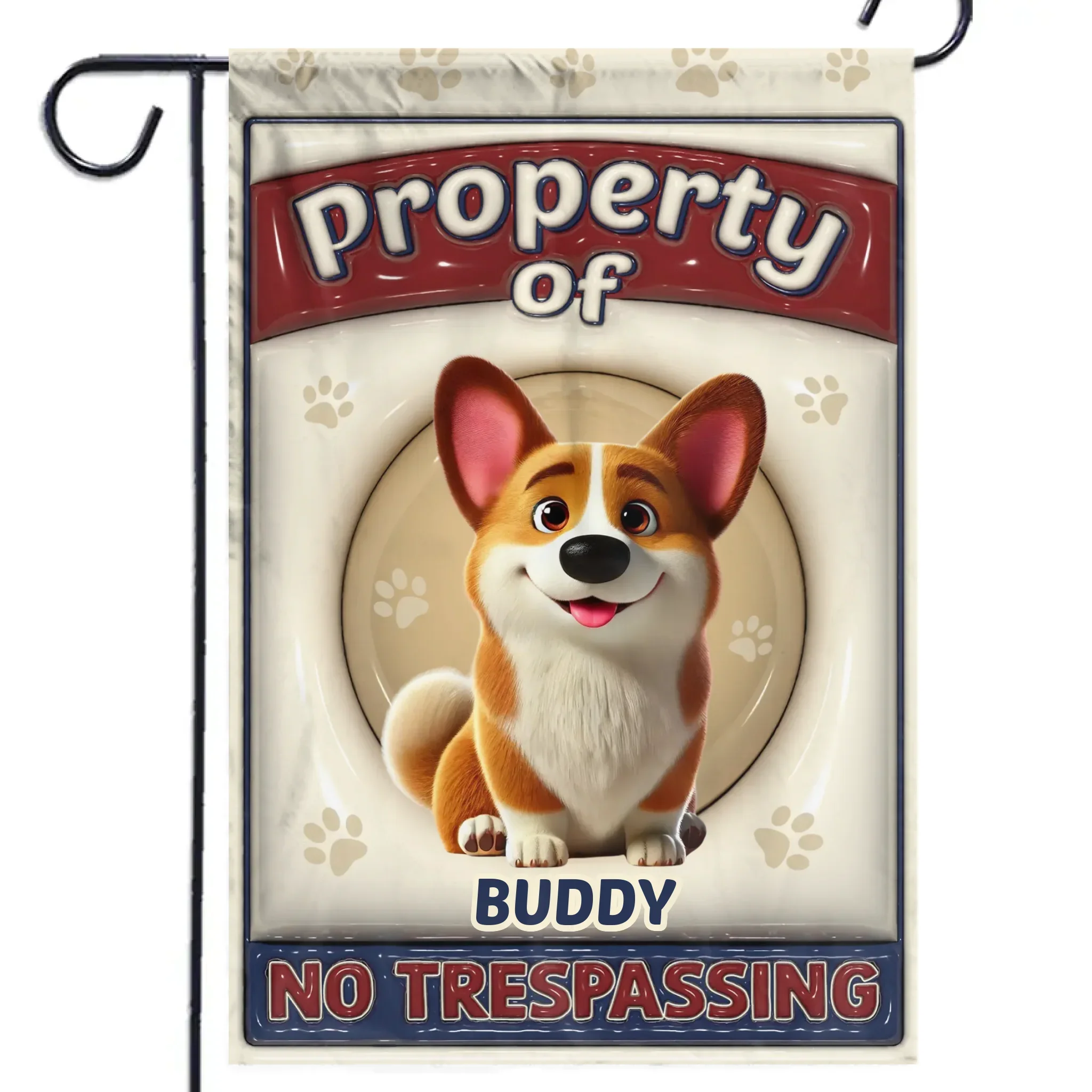 Pets Fill Our Hearts With Joy - Dog & Cat Personalized Custom 3D Inflated Effect Printed Flag - Gift For Pet Owners, Pet Lovers - Image 2