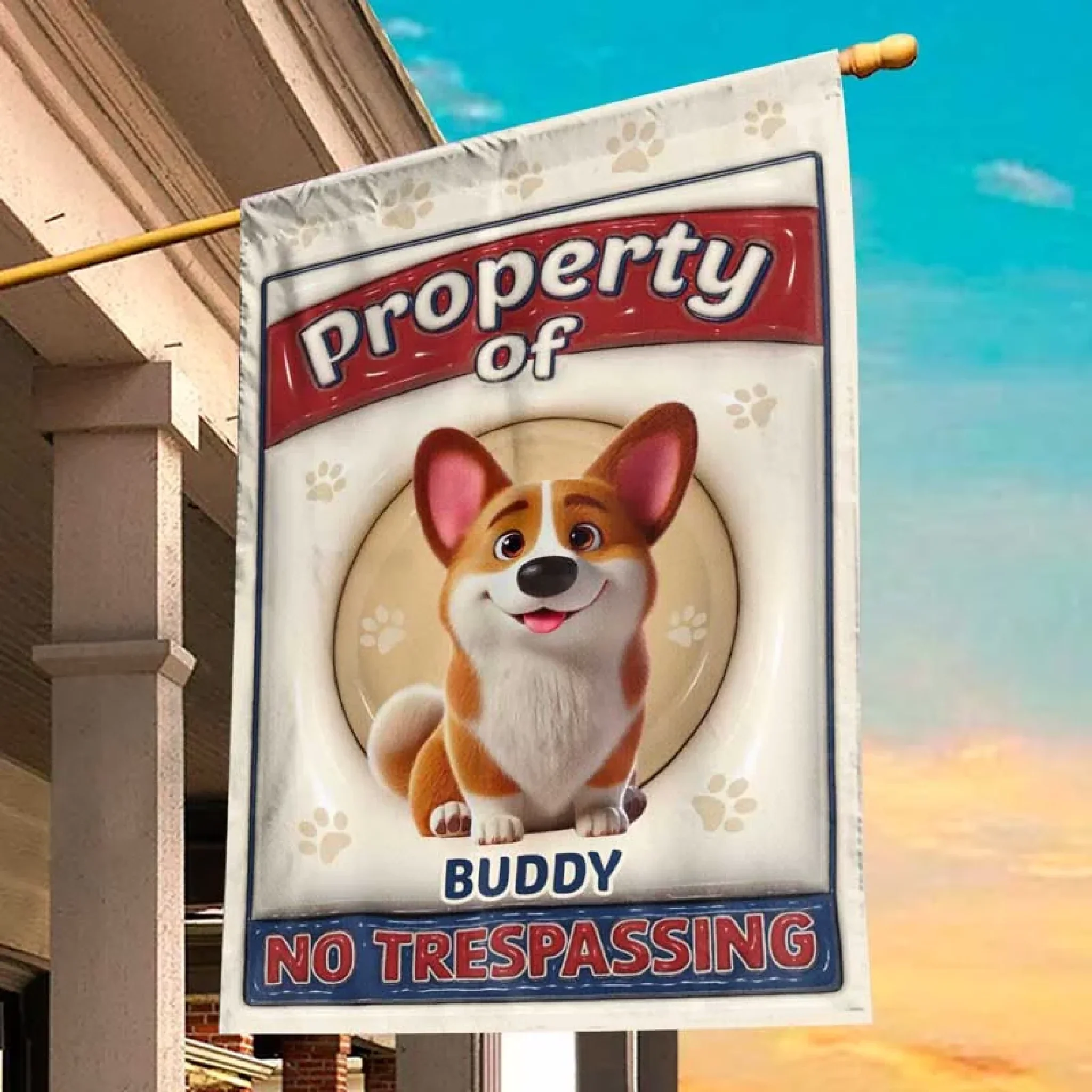 Pets Fill Our Hearts With Joy - Dog & Cat Personalized Custom 3D Inflated Effect Printed Flag - Gift For Pet Owners, Pet Lovers - Image 5