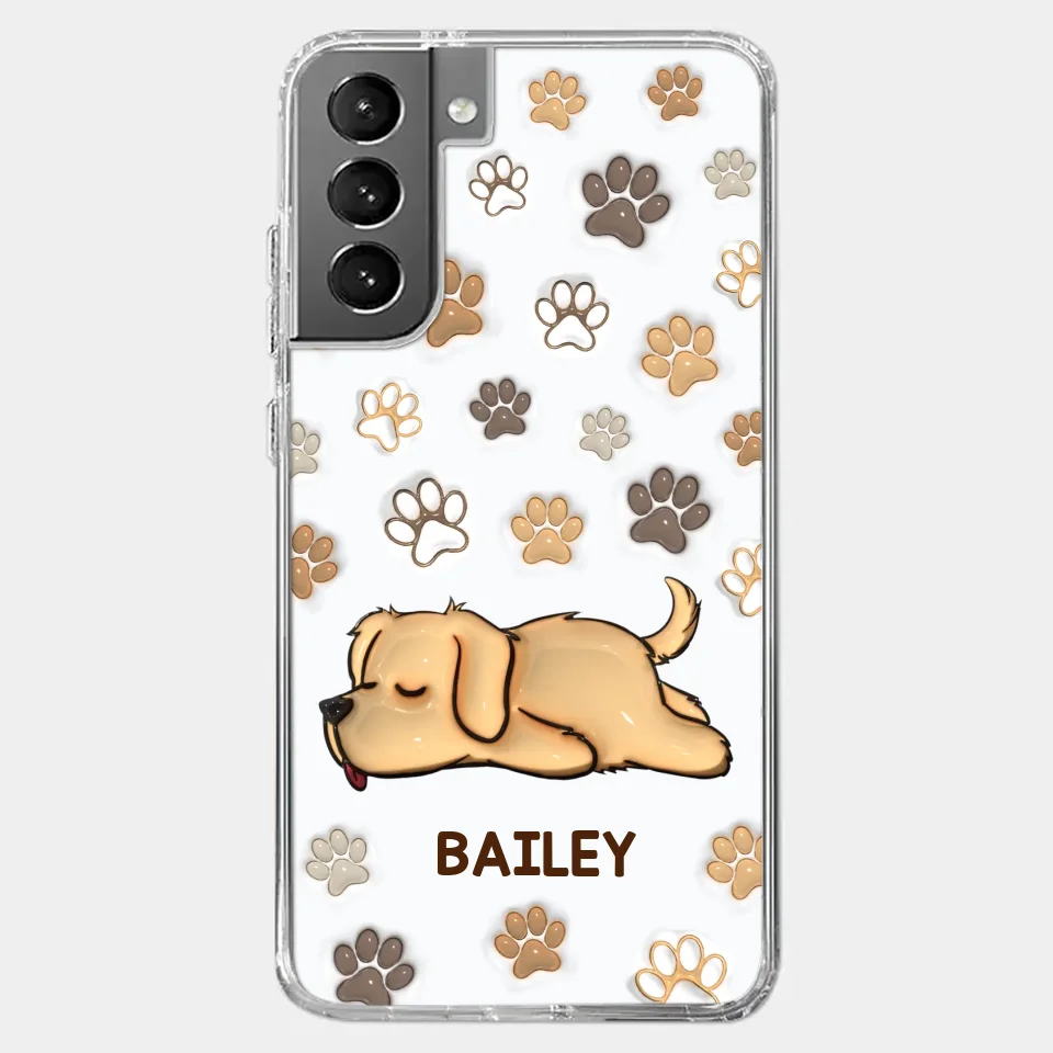 Pets Leave Paw Prints On Our Hearts - Dog & Cat Personalized Custom 3D Inflated Effect Printed Clear Phone Case - Gift For Pet Owners, Pet Lovers - Image 40