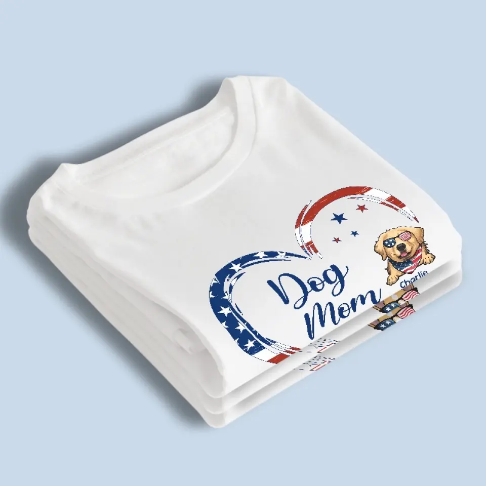 Pets Rule The World - Dog & Cat Personalized Custom Unisex T-shirt, Hoodie, Sweatshirt - 4th Of July, Gift For Pet Owners, Pet Lovers - Image 4