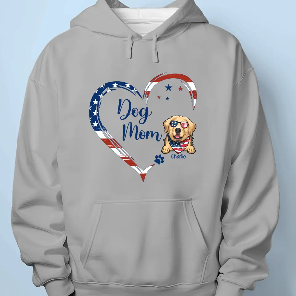Pets Rule The World - Dog & Cat Personalized Custom Unisex T-shirt, Hoodie, Sweatshirt - 4th Of July, Gift For Pet Owners, Pet Lovers - Image 5