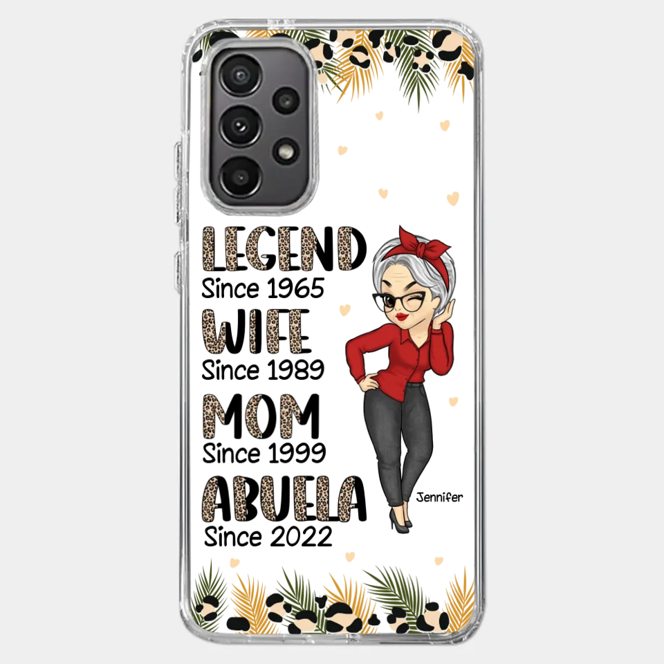 Promoted To Great Grandma - Family Personalized Custom Clear Phone Case - Gift For Mom, Grandma - Image 37