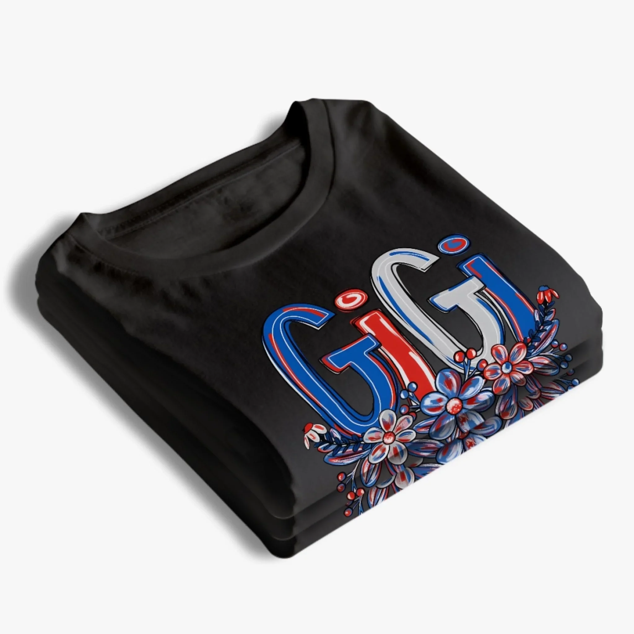 Proud Gigi Vibes - Family Personalized Custom Unisex T-shirt, Premium T-shirt, Hoodie - 4th Of July, Gift For Mom, Grandma - Image 4