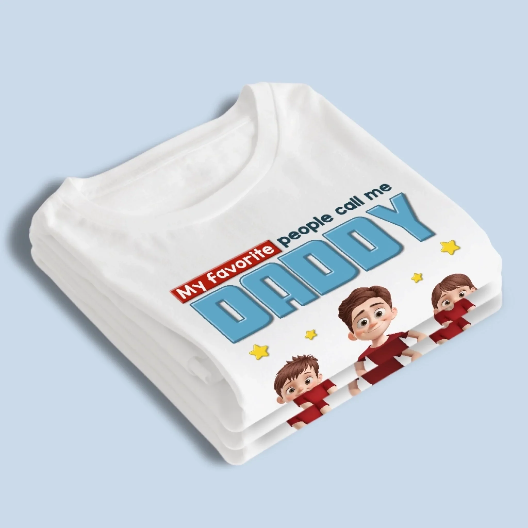 Proud To Be Called Daddy - Family Personalized Custom Unisex T-shirt, Premium T-shirt, Hoodie - Father's Day, Gift For Dad, Grandpa - Image 4