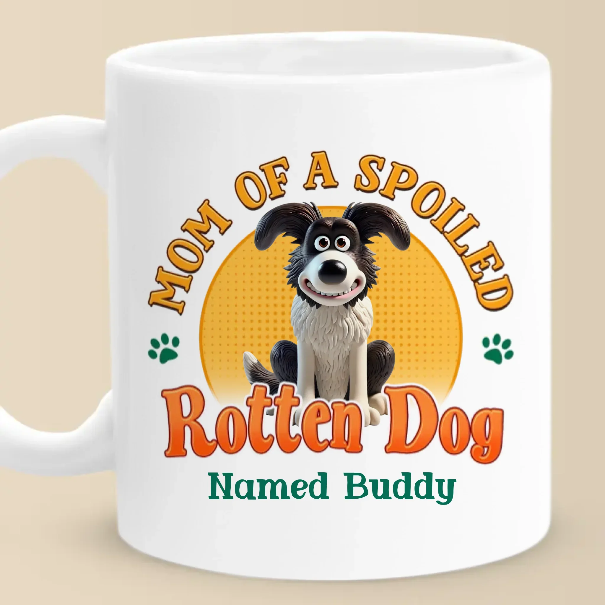 Raising A Furry Diva Since Day One - Dog Personalized Custom Mug - Gift For Pet Owners, Pet Lovers - Image 2