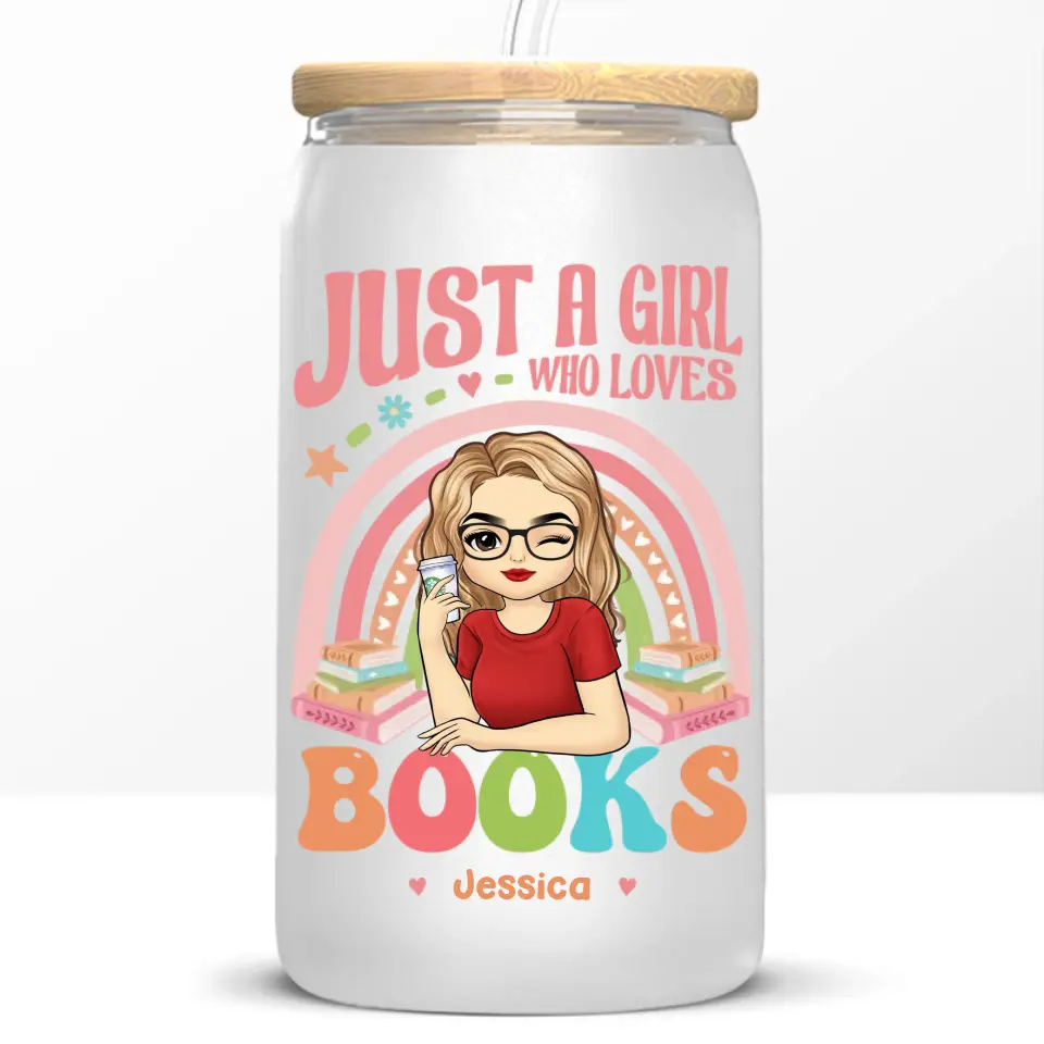 Reading Is Magical - Personalized Custom Glass Cup, Iced Coffee Cup - Gift For Book Lovers - Image 6