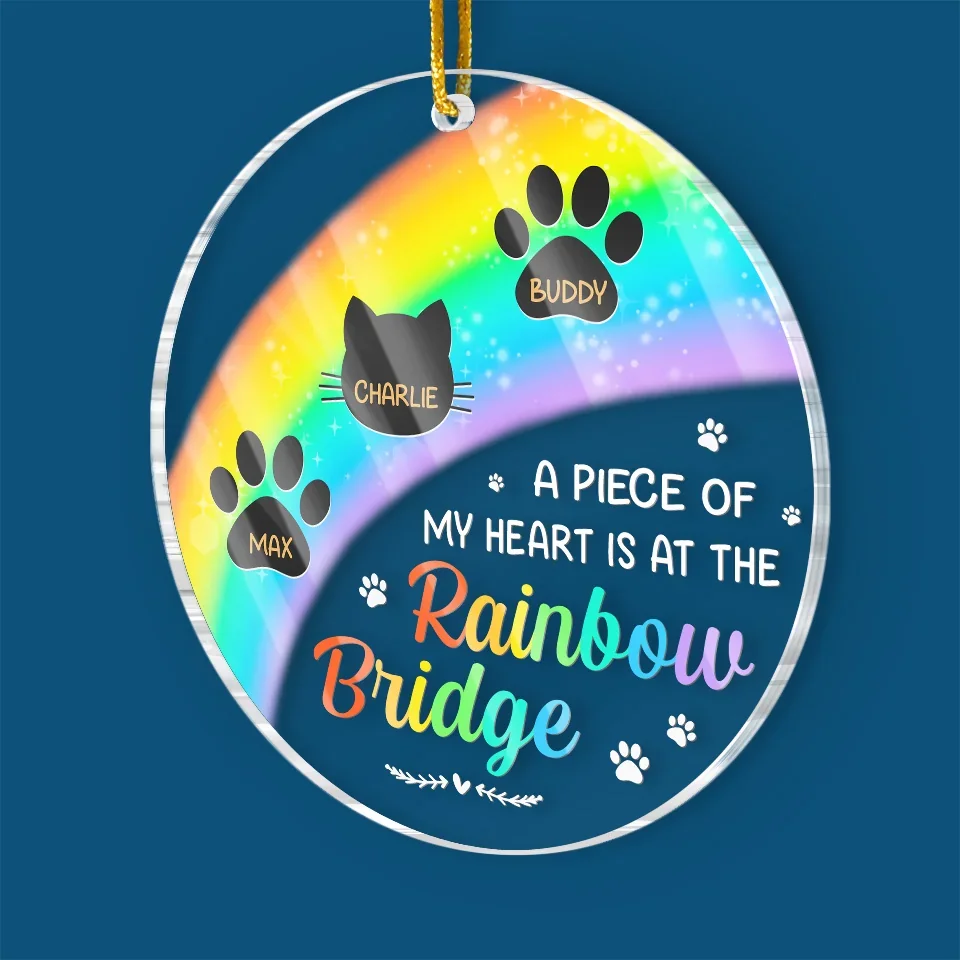 Remembering Our Beloved Friend - Memorial Personalized Custom Ornament - Acrylic Custom Shaped - Sympathy Gift For Pet Owners, Pet Lovers - Image 3