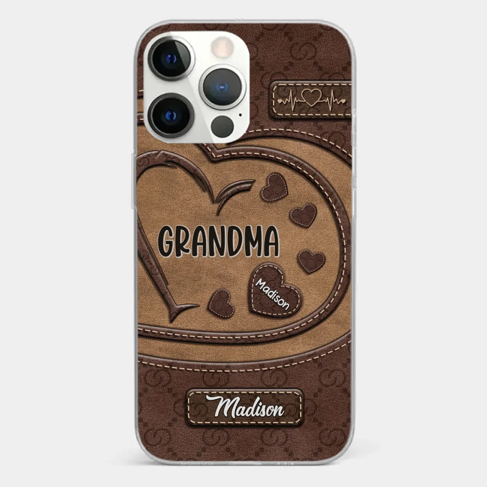 Rooted In Love, Growing Together - Family Personalized Custom Clear Phone Case - Gift For Mom, Grandma - Image 19