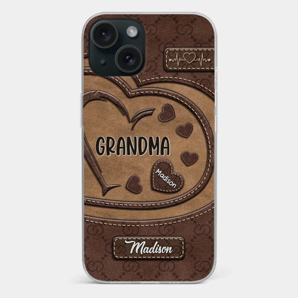Rooted In Love, Growing Together - Family Personalized Custom Clear Phone Case - Gift For Mom, Grandma - Image 21