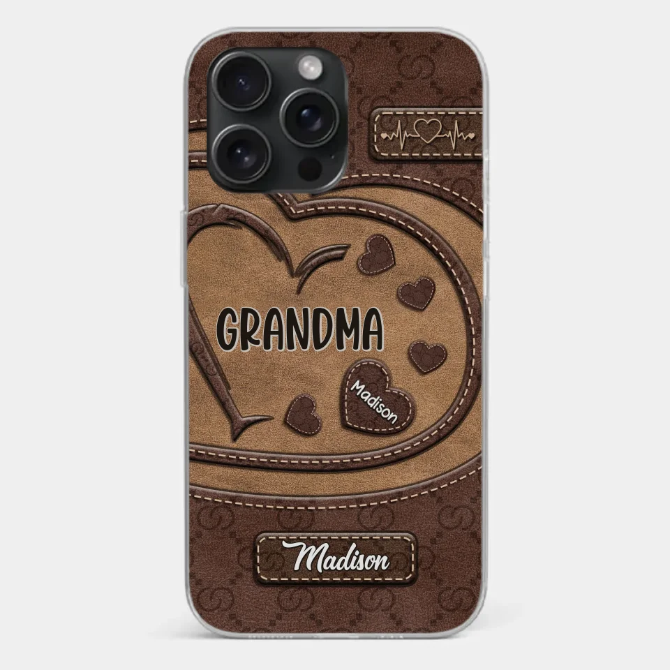 Rooted In Love, Growing Together - Family Personalized Custom Clear Phone Case - Gift For Mom, Grandma - Image 22