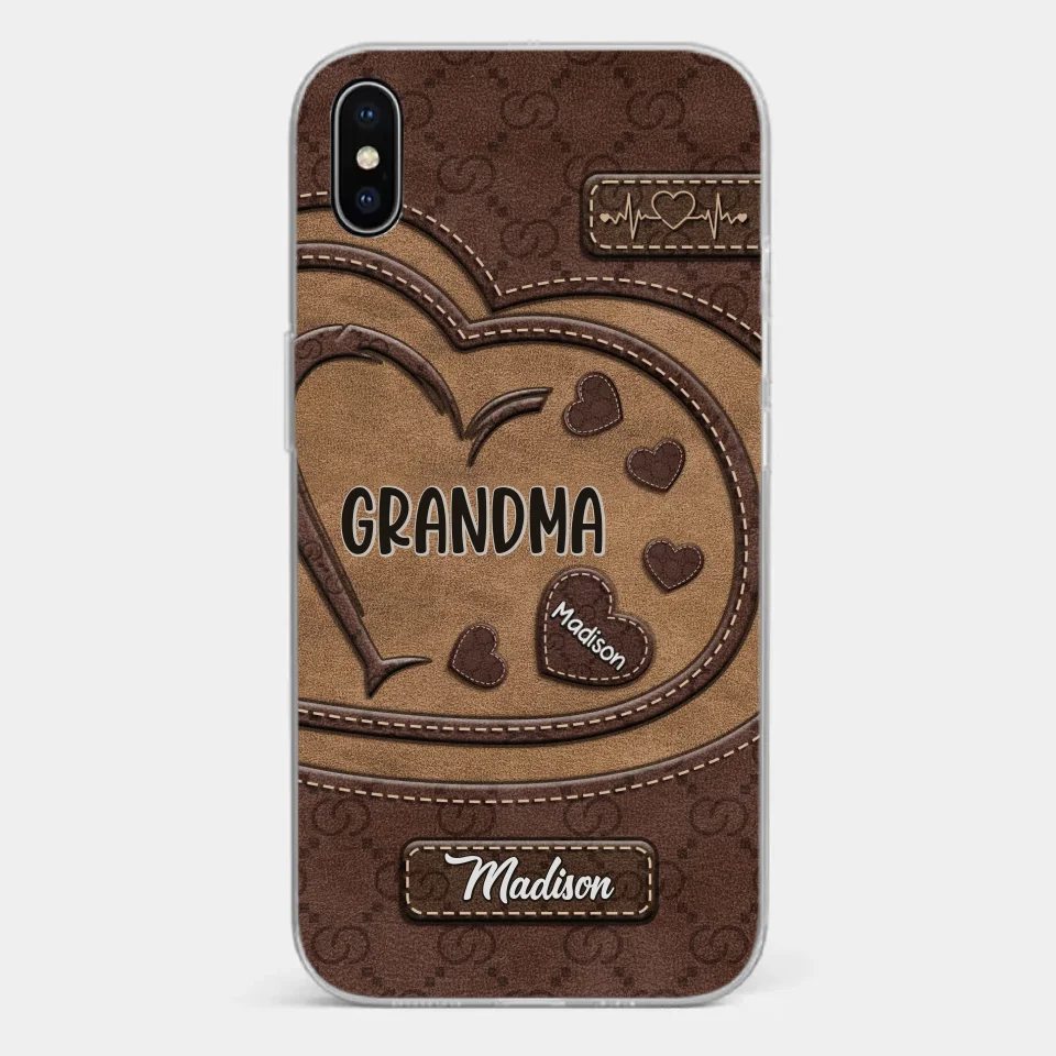 Rooted In Love, Growing Together - Family Personalized Custom Clear Phone Case - Gift For Mom, Grandma - Image 24