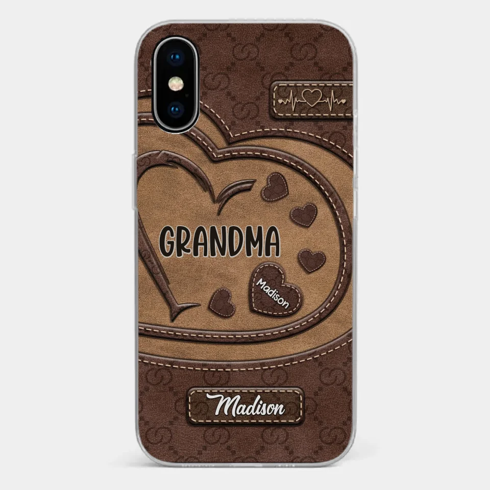 Rooted In Love, Growing Together - Family Personalized Custom Clear Phone Case - Gift For Mom, Grandma - Image 26
