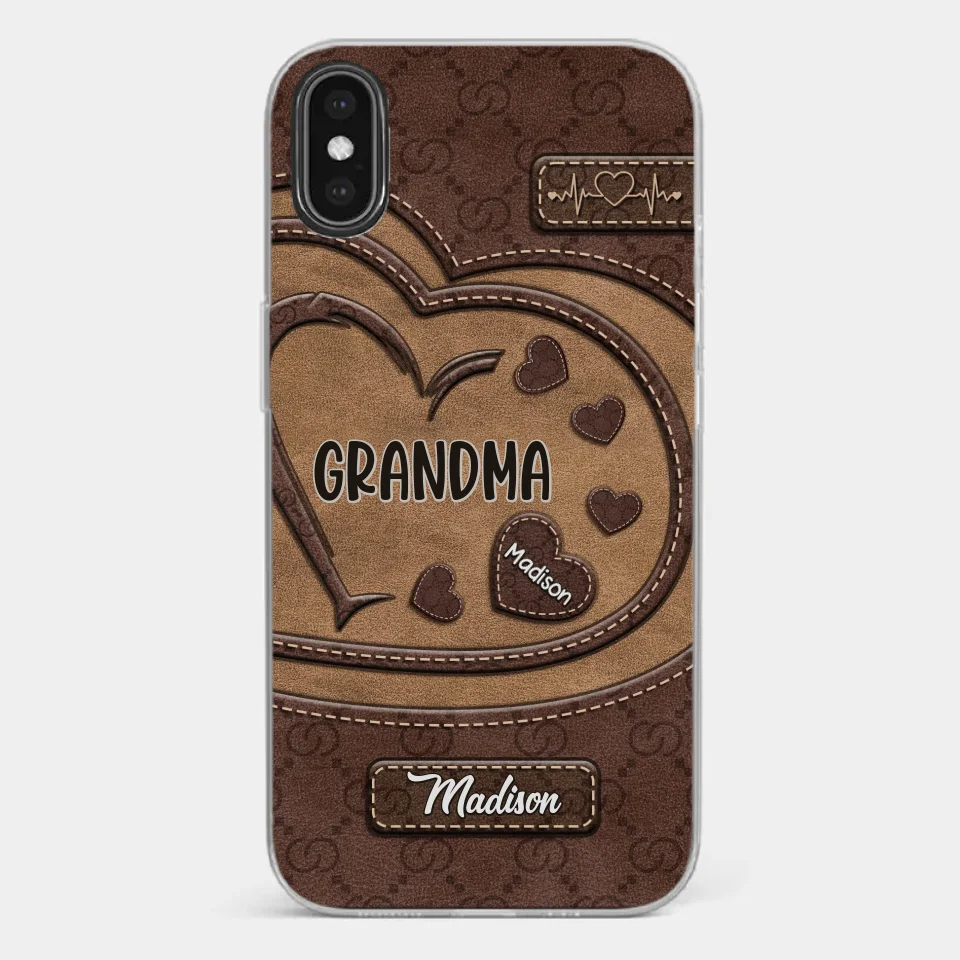 Rooted In Love, Growing Together - Family Personalized Custom Clear Phone Case - Gift For Mom, Grandma - Image 27