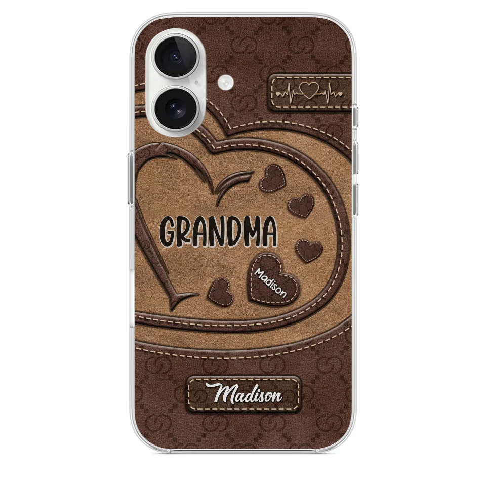 Rooted In Love, Growing Together - Family Personalized Custom Clear Phone Case - Gift For Mom, Grandma - Image 28