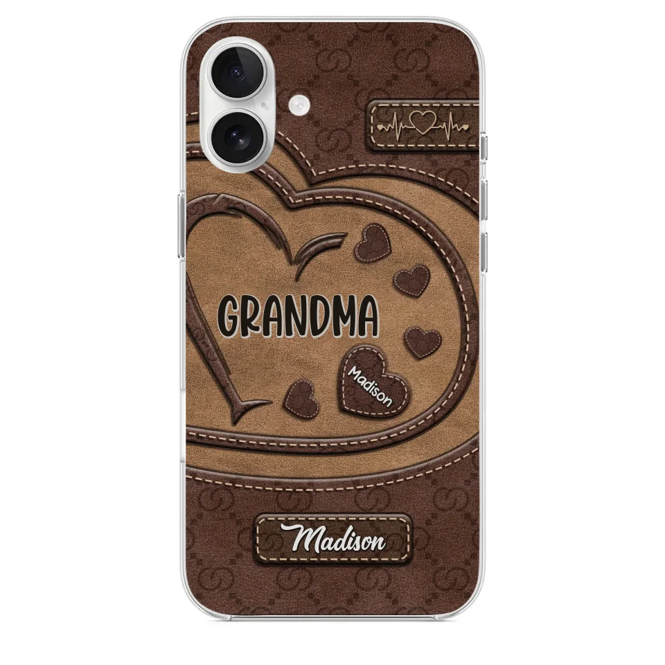 Rooted In Love, Growing Together - Family Personalized Custom Clear Phone Case - Gift For Mom, Grandma - Image 29