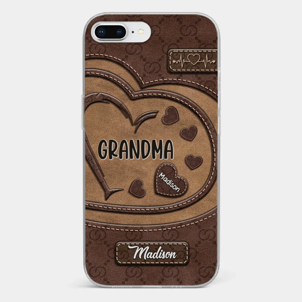 Rooted In Love, Growing Together - Family Personalized Custom Clear Phone Case - Gift For Mom, Grandma - Image 3