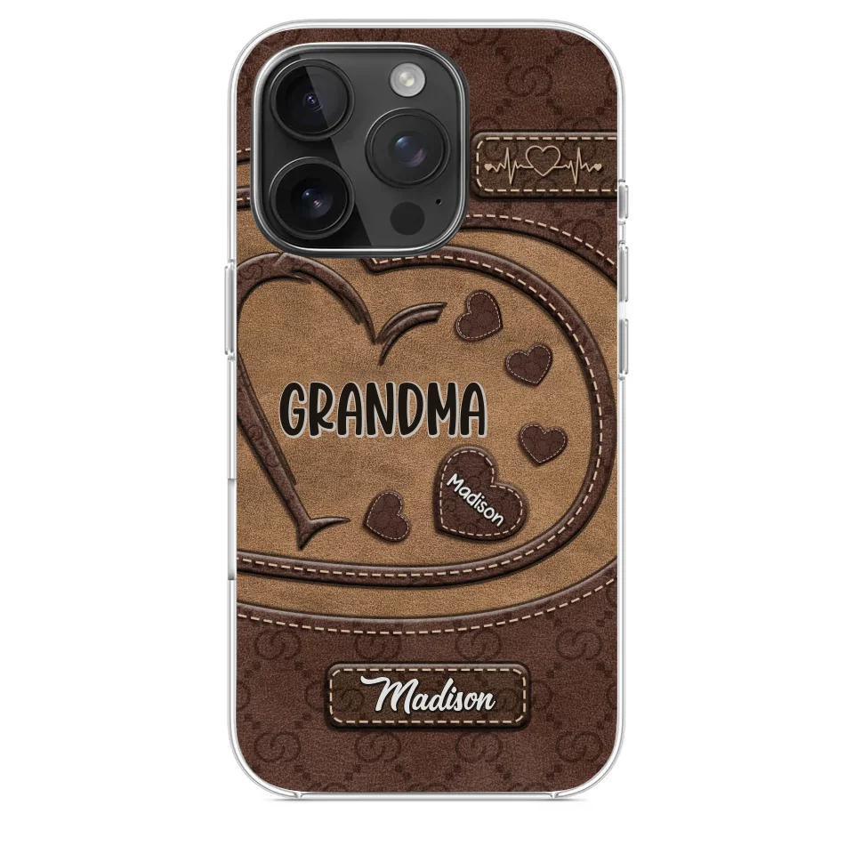 Rooted In Love, Growing Together - Family Personalized Custom Clear Phone Case - Gift For Mom, Grandma - Image 30