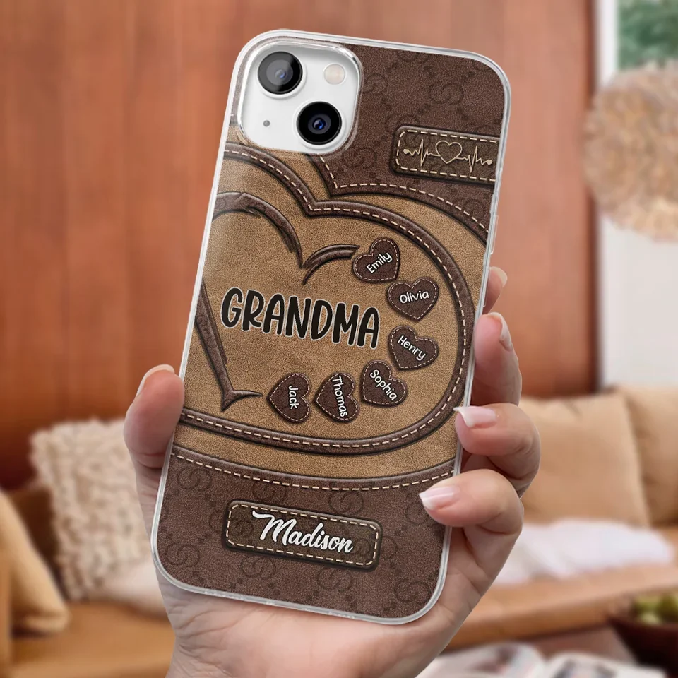 Rooted In Love, Growing Together - Family Personalized Custom Clear Phone Case - Gift For Mom, Grandma - Image 32