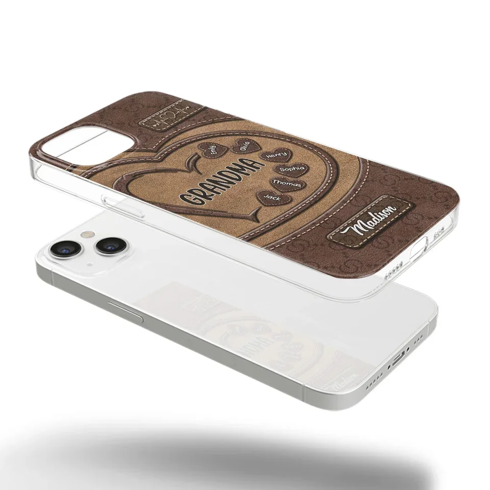Rooted In Love, Growing Together - Family Personalized Custom Clear Phone Case - Gift For Mom, Grandma - Image 33