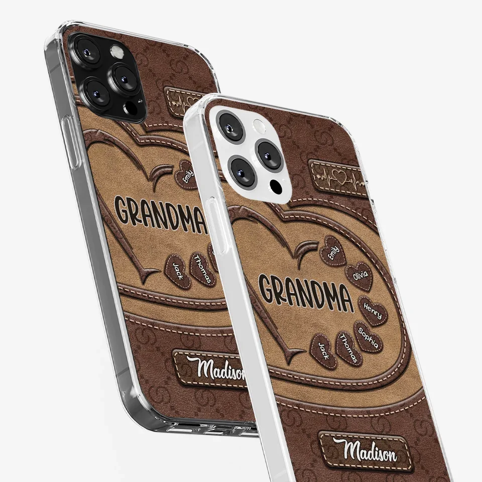 Rooted In Love, Growing Together - Family Personalized Custom Clear Phone Case - Gift For Mom, Grandma - Image 34