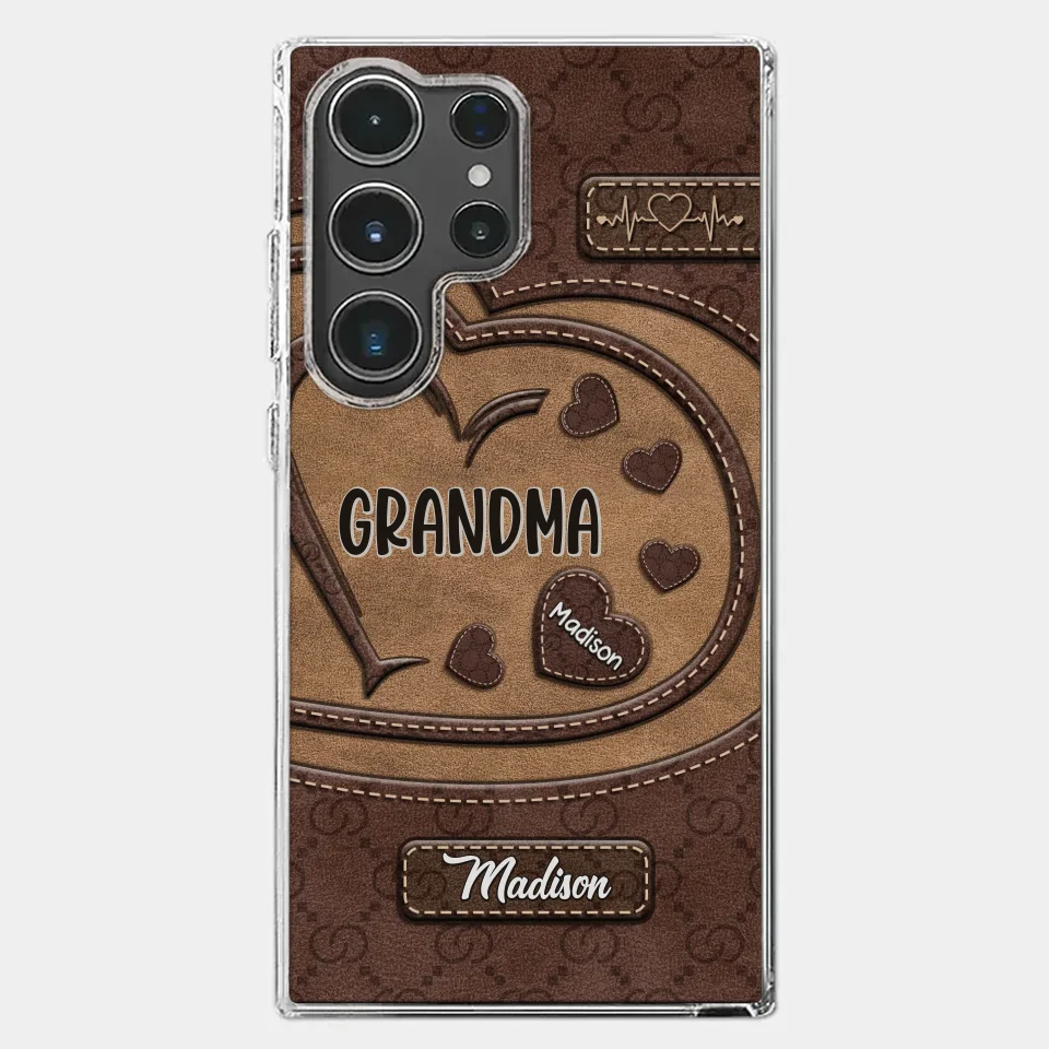 Rooted In Love, Growing Together - Family Personalized Custom Clear Phone Case - Gift For Mom, Grandma - Image 41