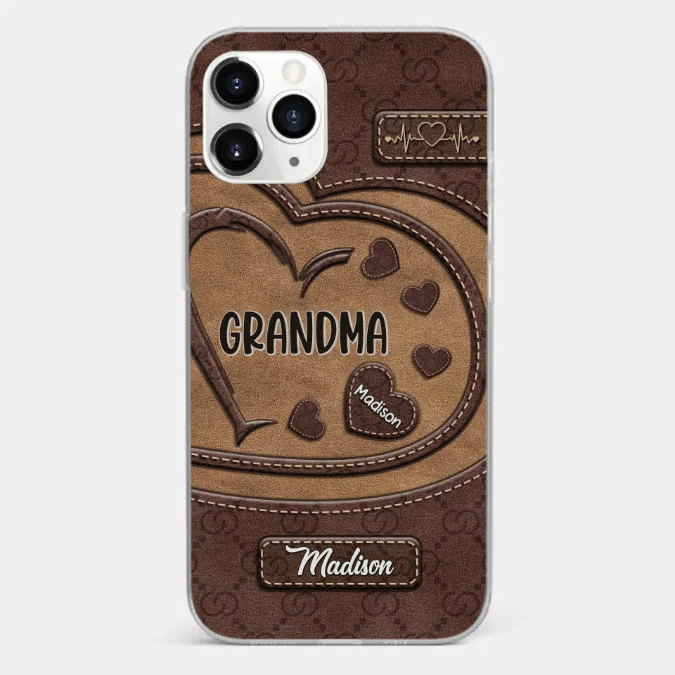 Rooted In Love, Growing Together - Family Personalized Custom Clear Phone Case - Gift For Mom, Grandma - Image 8