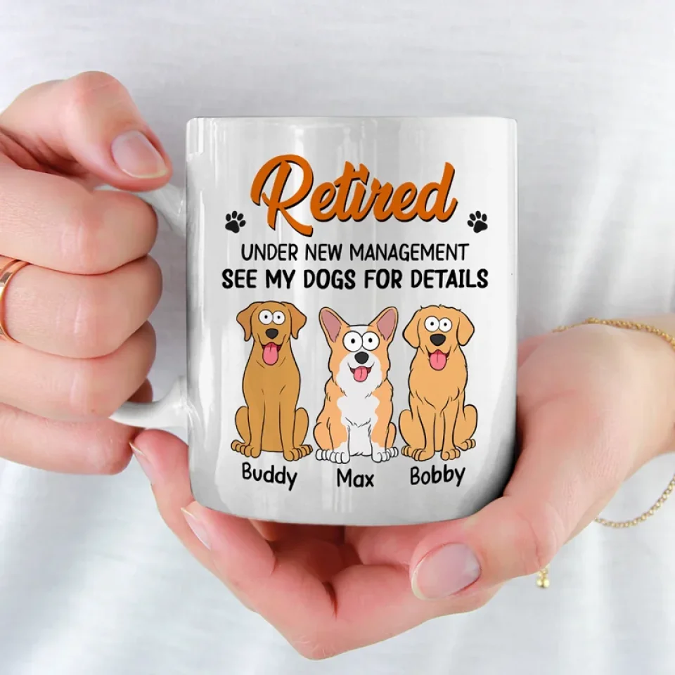 See My Dogs For Details - Dog Personalized Custom Mug - Appreciation, Retirement Gift For Coworkers, Work Friends, Colleagues, Family Members, Pet Owners, Pet Lovers - Image 3