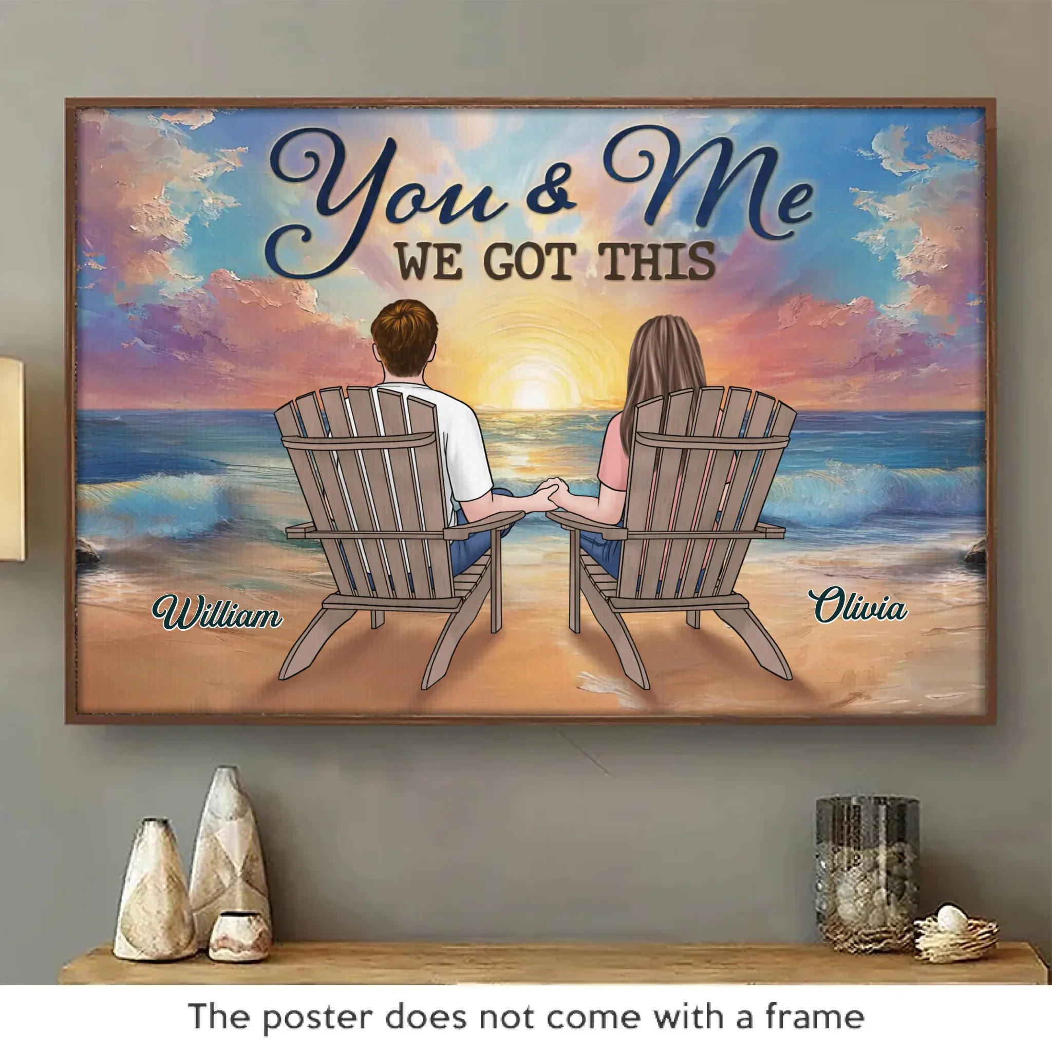 Snuggles And Puppy Kisses Make Everything Better - Dog Personalized Custom Horizontal Poster - Gift For Couples, Pet Owners, Pet Lovers - Image 2