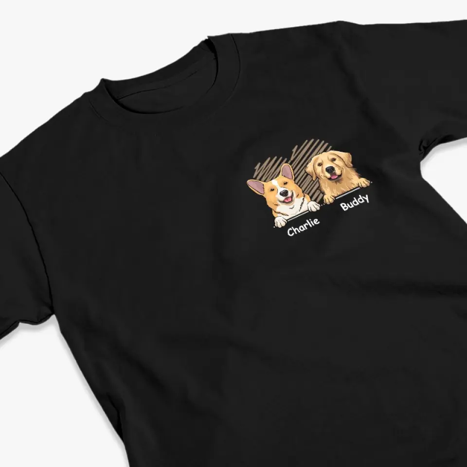 Some People Talk To Animals - Dog & Cat Personalized Custom Back And Front Printed Unisex T-shirt - Gift For Pet Owners, Pet Lovers - Image 4