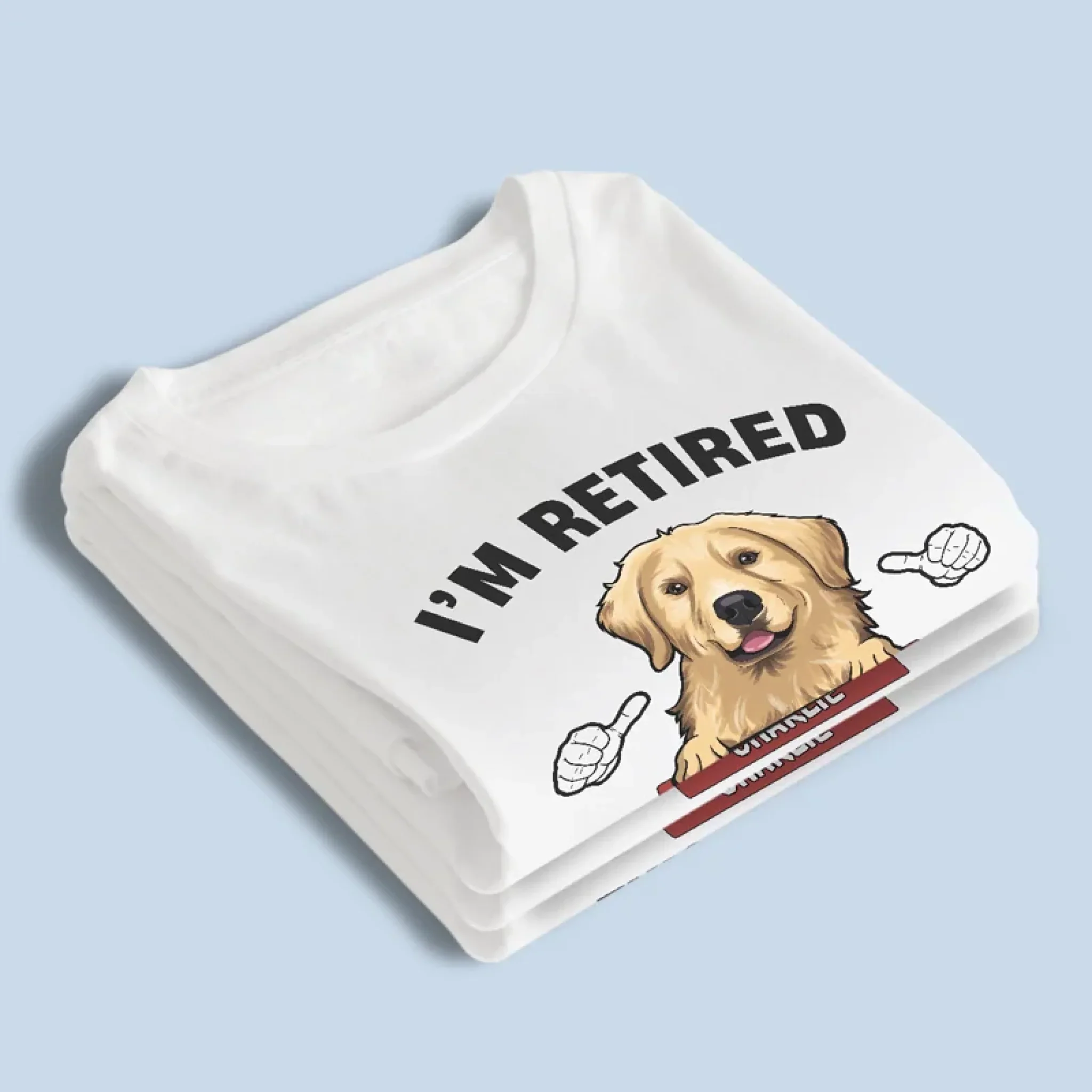 Stay Pawsitive - Personalized Custom Unisex T-shirt, Premium T-shirt, Hoodie - Appreciation, Retirement Gift For Coworkers, Work Friends, Colleagues, Pet Owners, Pet Lovers - Image 4