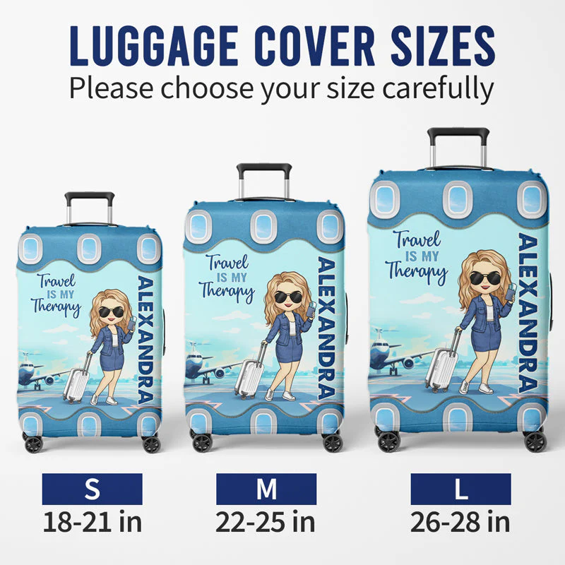 Summer Is Calling And I Must Go - Travel Personalized Custom Luggage Cover - Holiday Vacation Gift, Gift For Adventure Travel Lovers - Image 5