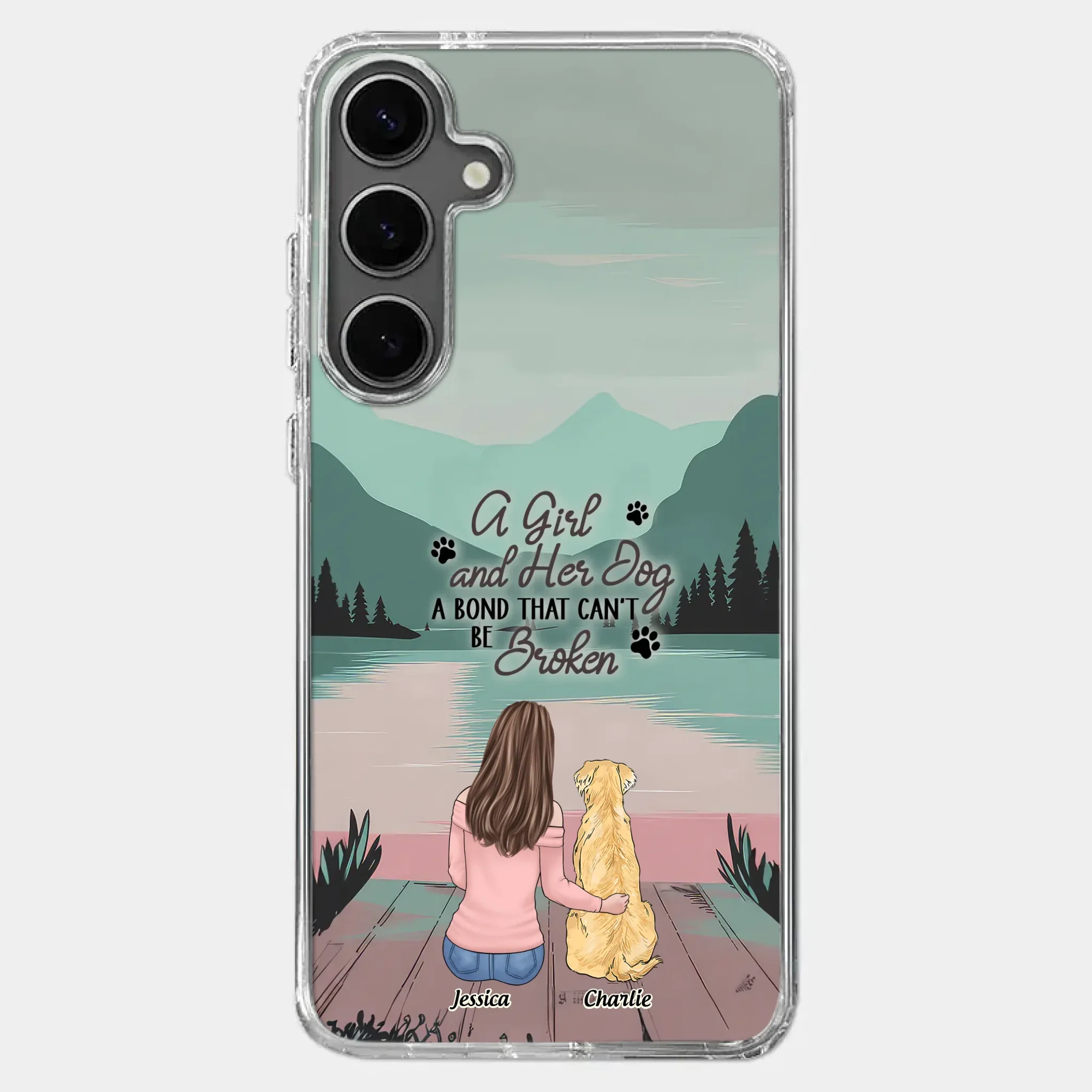 Tails Of Love - Dog Personalized Custom Clear Phone Case - Gift For Pet Owners, Pet Lovers - Image 42