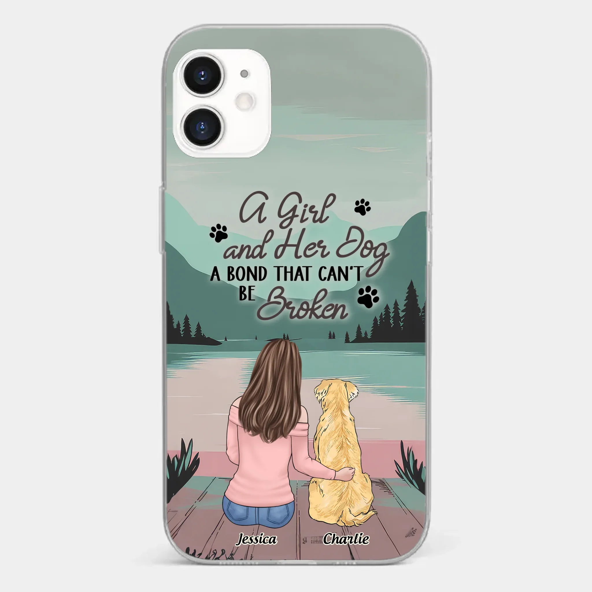 Tails Of Love - Dog Personalized Custom Clear Phone Case - Gift For Pet Owners, Pet Lovers - Image 6