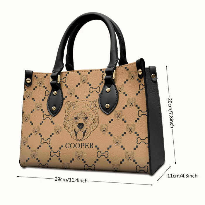 Take Your Dog Everywhere You Go  - Personalized Leather Handbag - Gift For Pet Lovers - Image 2